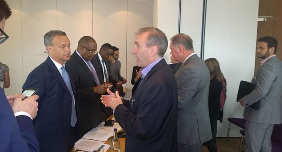 Mark Simmonds, MP And UK Minister For Africa Tours North England With Ghanas High Commissioner Victor Emmanuel Smith
