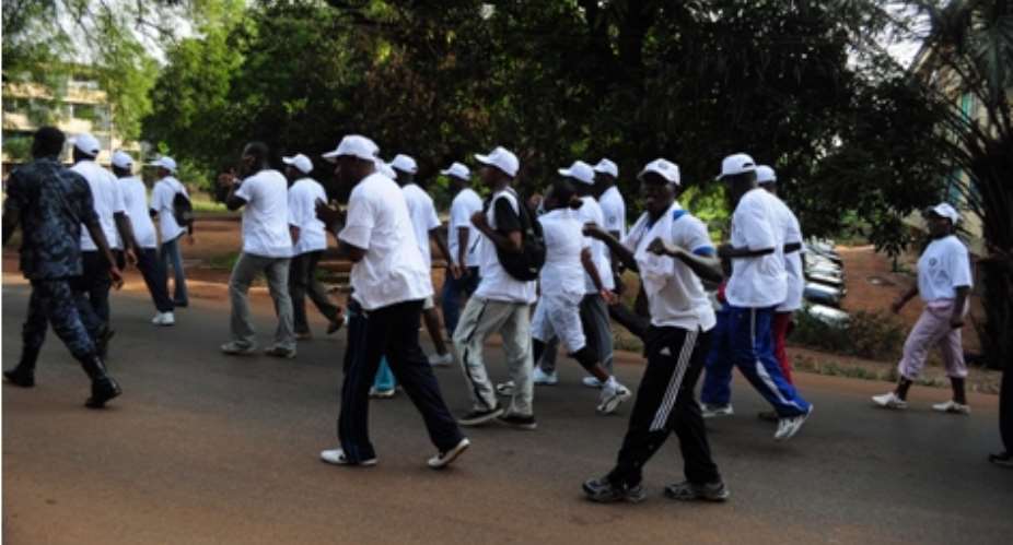 Sanitation firm organizes health walk to address environmental problems