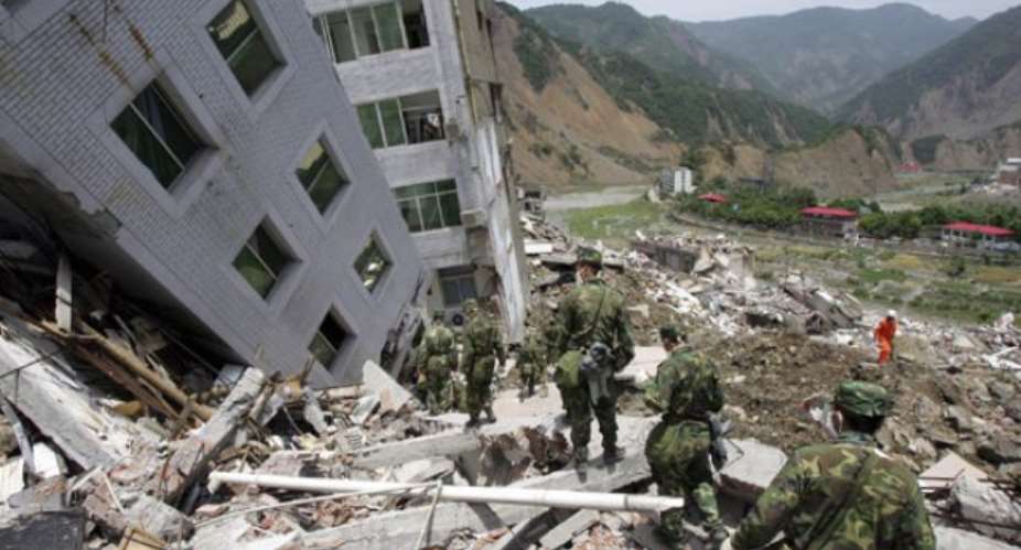 Hills earthquake disaster