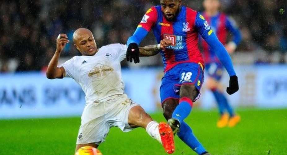 Hiram Boateng made his EPL debut for Crystal Palace on Saturday