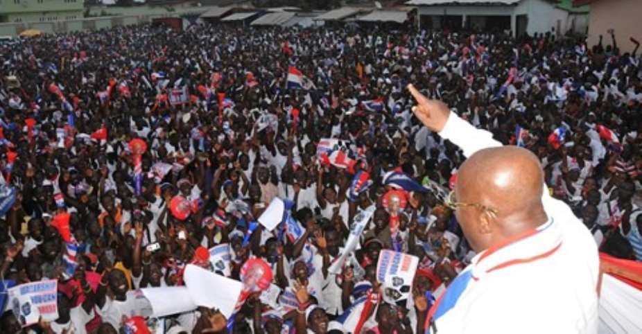 Akufo-Addo kick starts campaign from his birthplace Tuesday