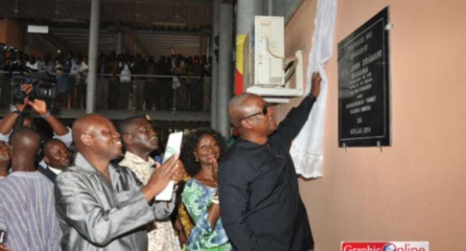 President inaugurates project at  Tamale Hospital