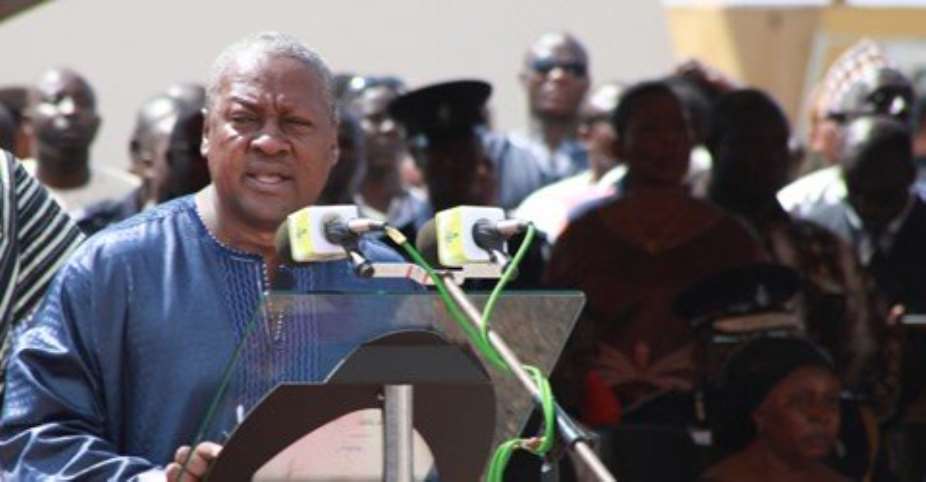 Mahama commissions 38m fibre optic infrastructure in Ho