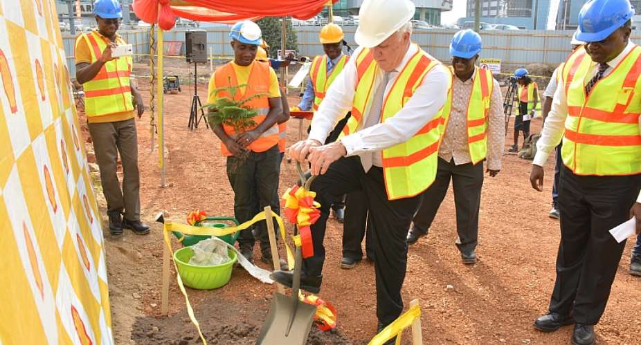 Ceo Of Vivo Energy Group Cuts Sod For The Expansion Of Airport Shell Service Station And Opens New Service Stations And Shop