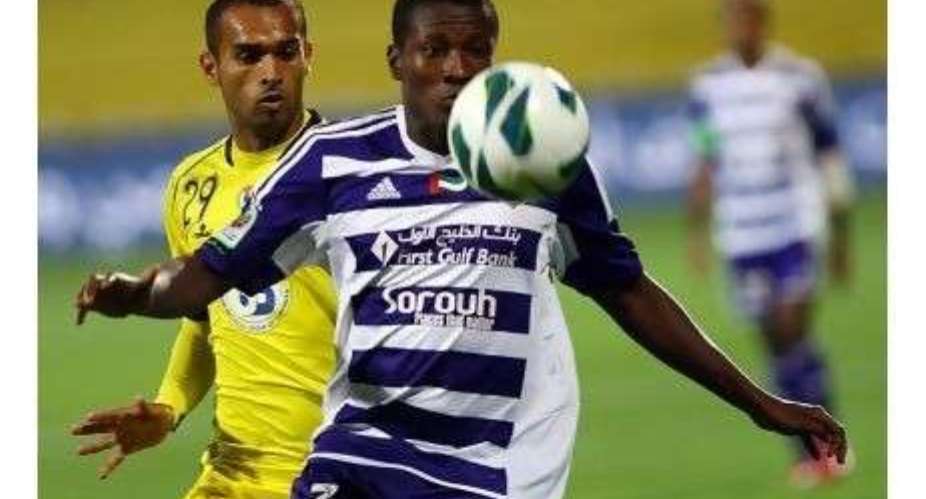 Injured: Asamoah Gyan out for a week - Al Ain medics confirm