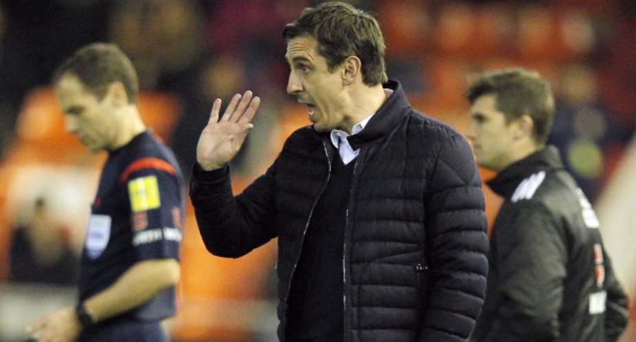 Defeat at Real Betis leaves Valencia manager Gary Neville on the brink