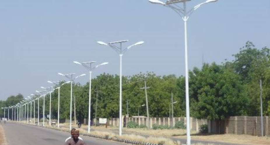 Solar street lights installed along accident prone junctions
