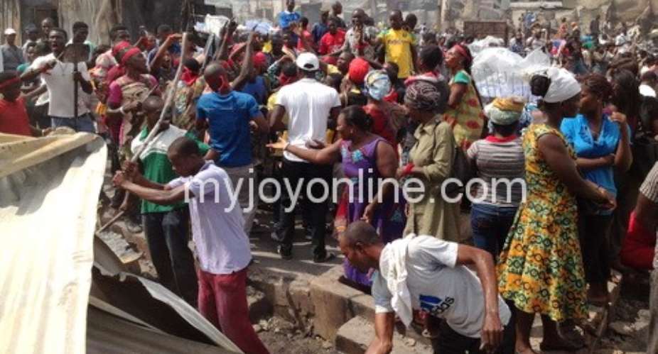 Kumasi traders stage naked demonstration