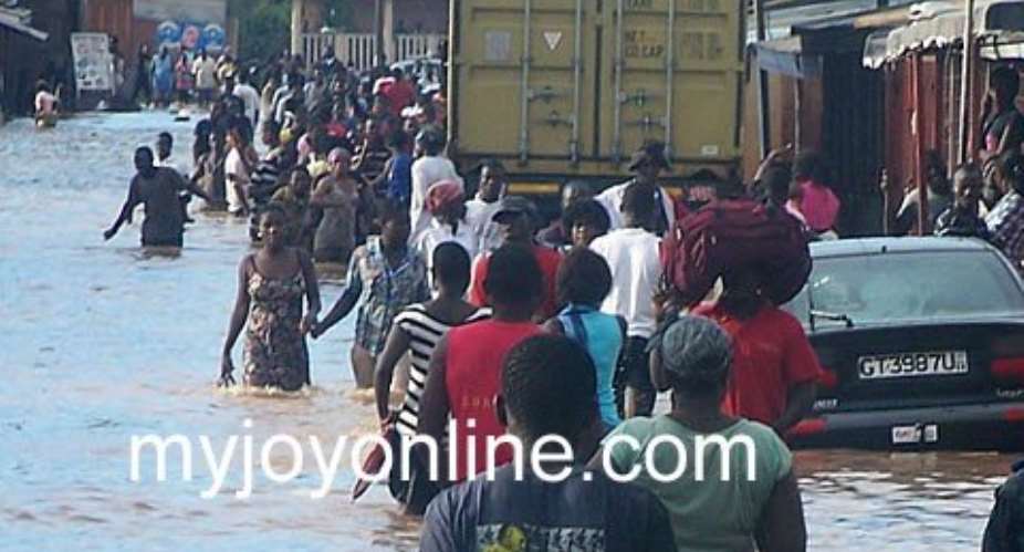 June 3 flood, fire disaster victims to receive financial support from Joy FM, Red Cross