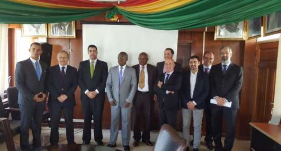 Portuguese business delegation in Ghana