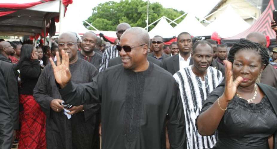 Photos: President Mahama attends Bob Okalas funeral
