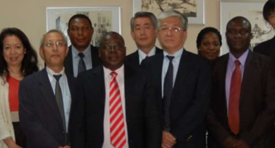 A Group Photograph of COCOBOD Management and the CCAJ Executives