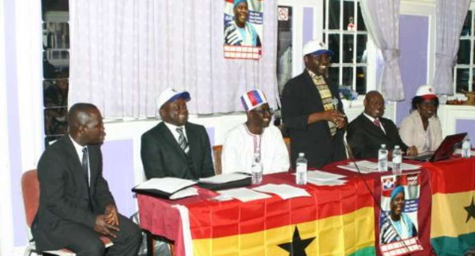Hon. Ben Annan, the National Campagn Manager, for the Vice President.