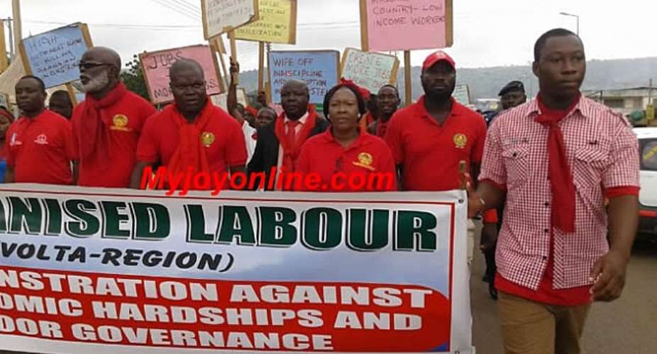 Ho: Workers ask Mahama to step down