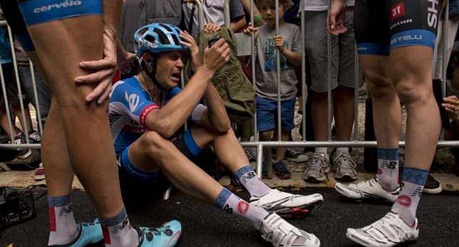 Cycling: Garmin-Sharp's Jack Bauer devastated after 'childhood dream' dashed at Tour de France