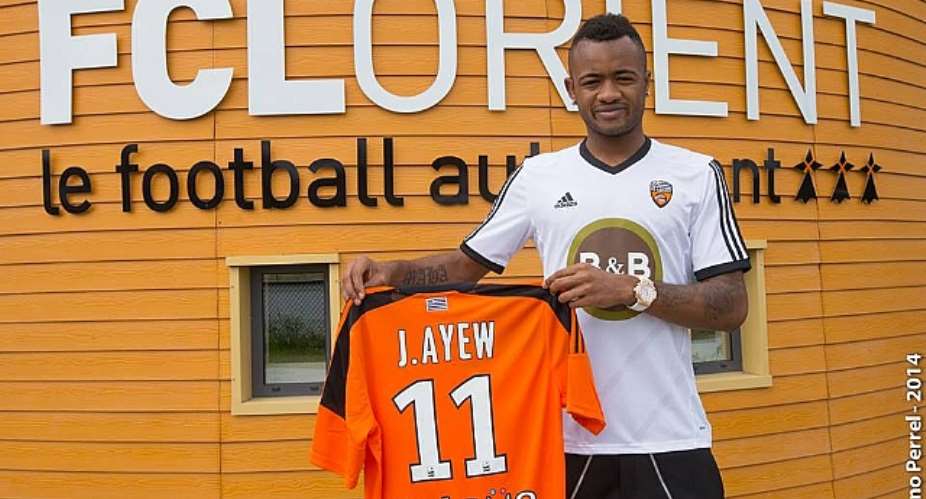 PHOTO GALLERY: Ghana attacker Jo Ayew unveiled by Lorient after completing move