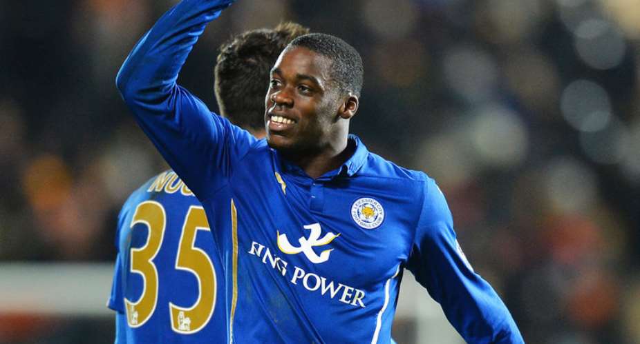 Jeffrey Schlupp has earned Leicester City praise after debut Ghana goal