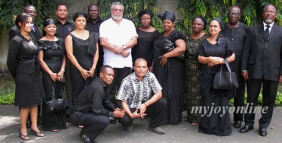 Ex-President Rawlings informed of Captain Huppenbauer's death