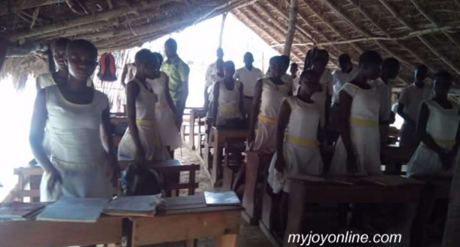 Photos: Deplorable state of Mepe R/C JHS causes fear among students