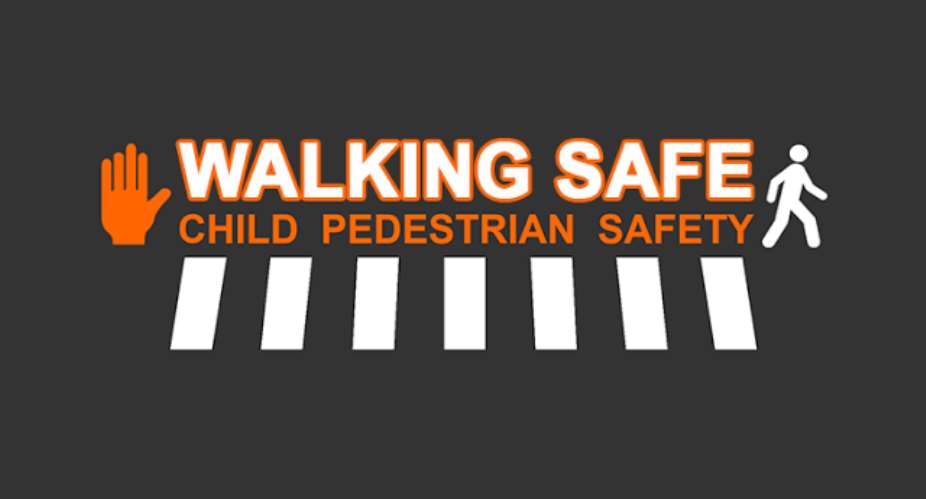 Stakeholders walk to promote child pedestrian safety