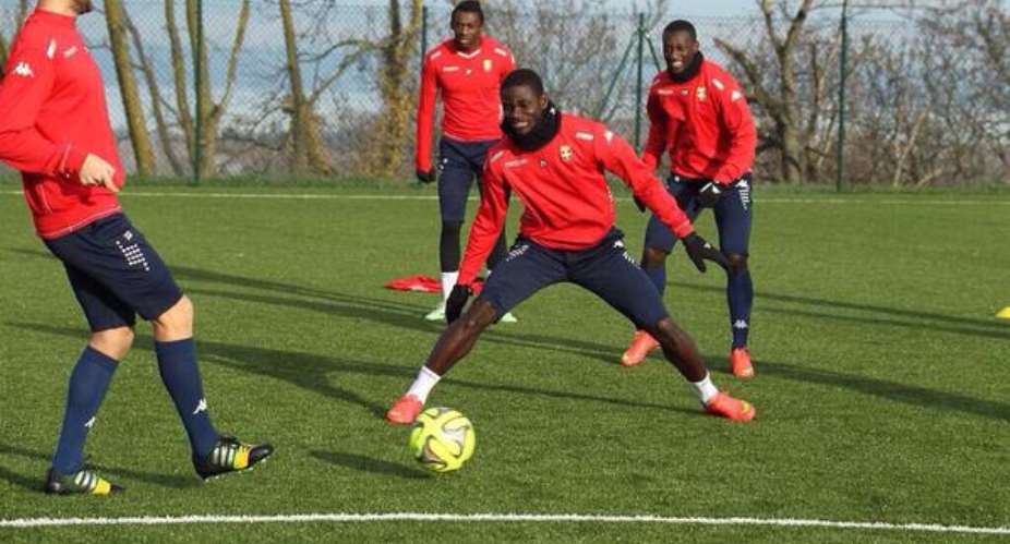 Ghana get massive 2015 AFCON boost as defender Jonathan Mensah returns to training in France
