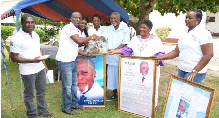 NJUASCO 96 batch honours Former Headmaster Evangelist Papa Boniface Adjei