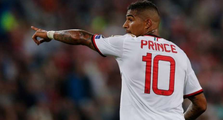 Kevin-Prince Boateng wore the No.10 during his first spell at AC Milan
