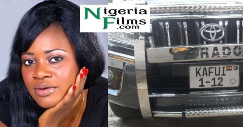 PICTURES Ghanaian Actress Kafui Danku Raised $90,000 within One Month In Italy -For A customized Car