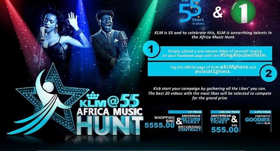 KLM Royal Dutch Airlines And Viasat1 Launch Klm55 Africa Music Hunt