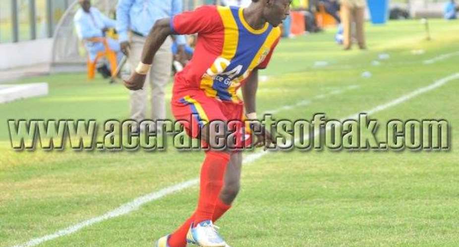 Kofi Abanga is out with injury but Gerald Wellington could make a return to face Liberty on Sunday. Photograph: Hearts of Oak official website