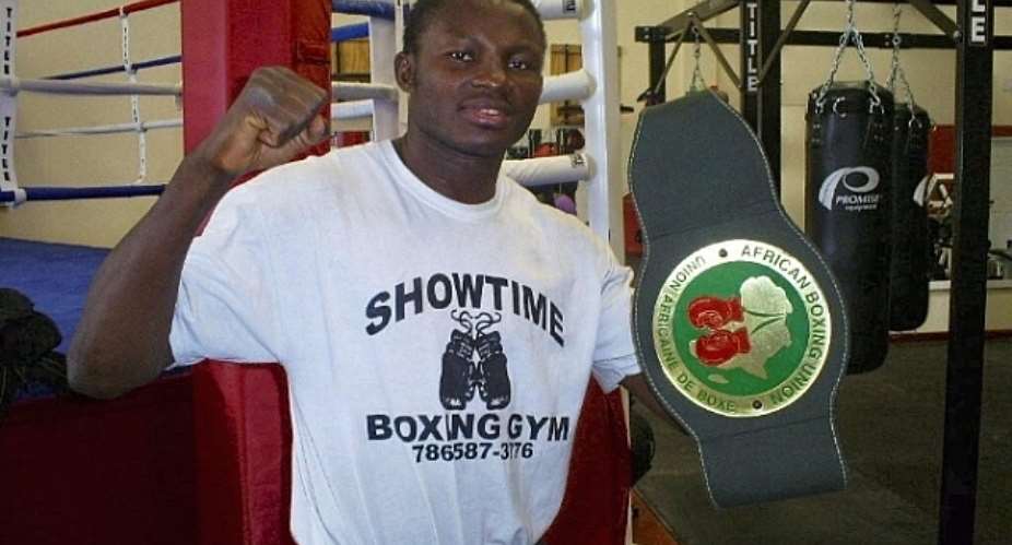 BOXING:Osumanu Adama prepares for the biggest fight of his career