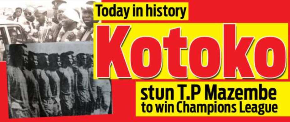 Today in history: Kotoko stun T.P Mazembe to win Champions League