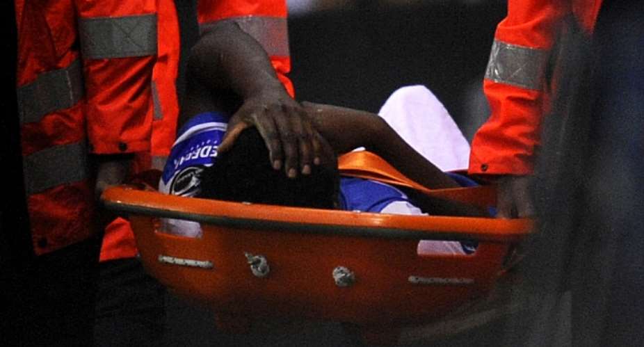 Midfielder Bernard Kumordzi suffers horror injury and fractures tibia