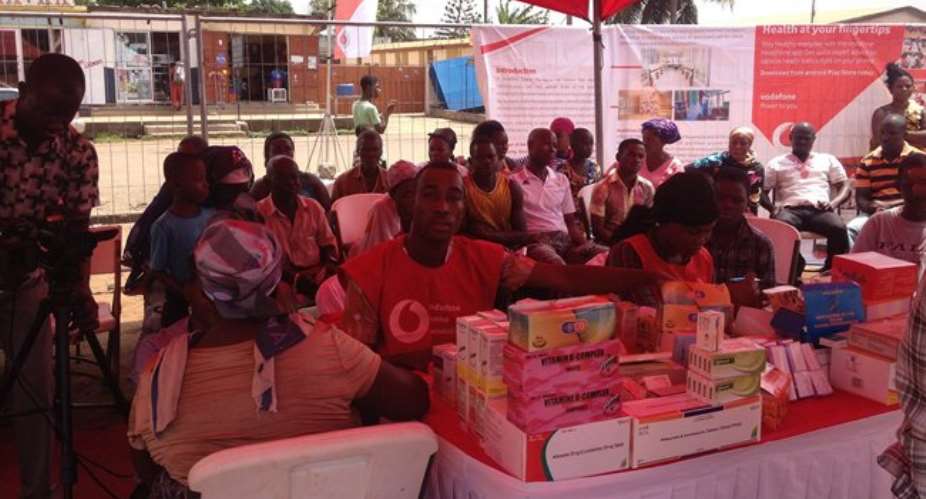 Vodafone organises health screening for La residents