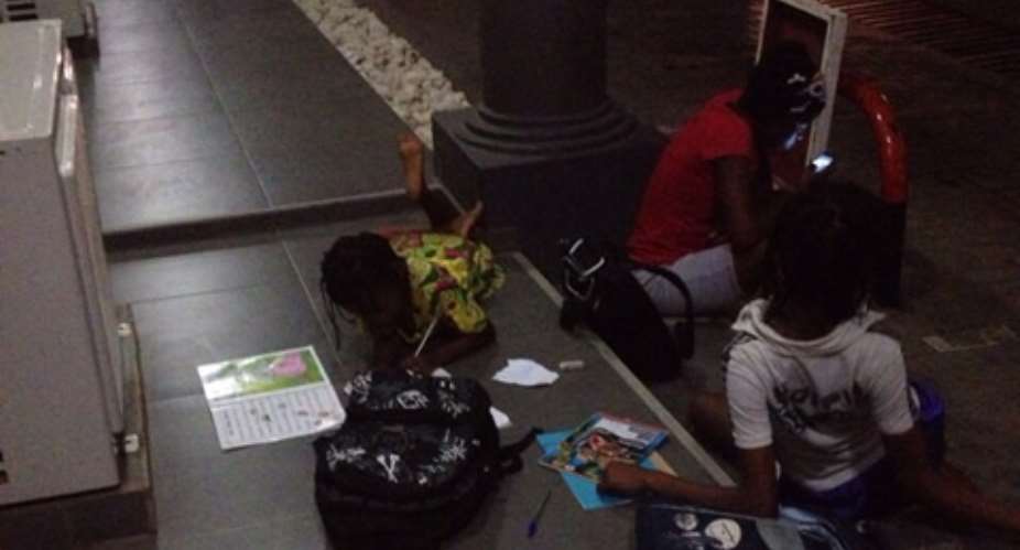 Children forced to study at odd places as power crisis worsens