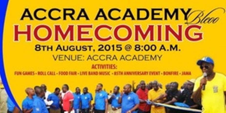 15th Accra Academy Homecoming Comes off this Saturday, August 8