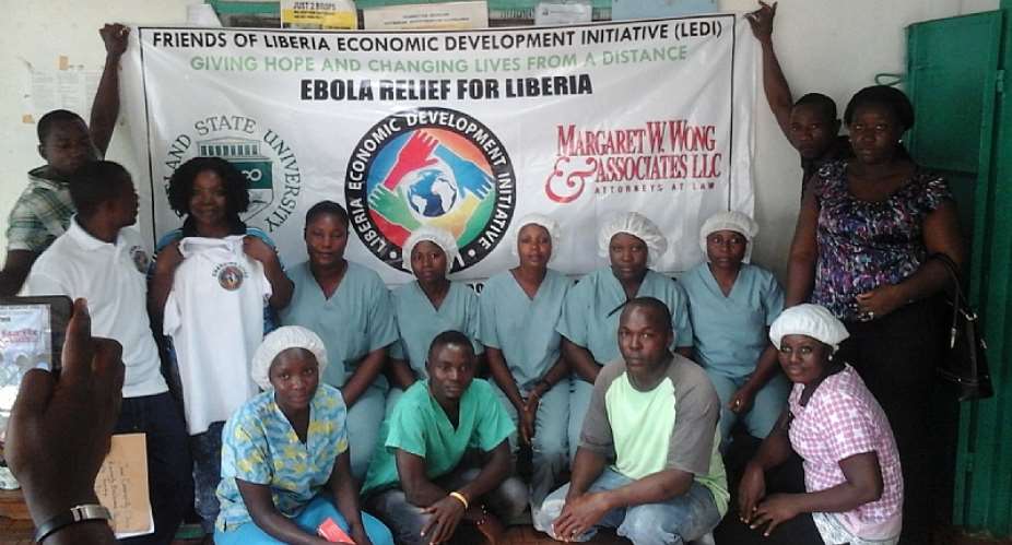 LEDI Commends Ebola Fighters, Provides Monetary Assistance