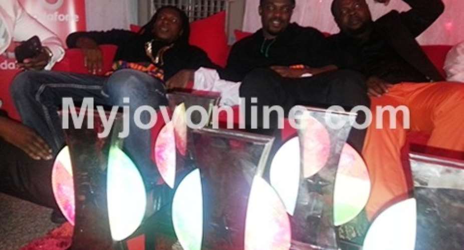 R2Bees with their awards after the event