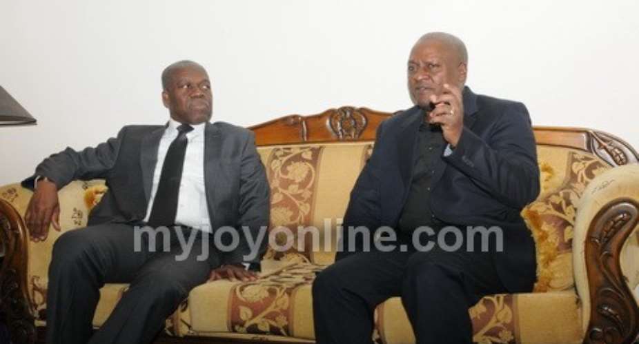 The Vice President Amissah-Arthur with President John Mahama