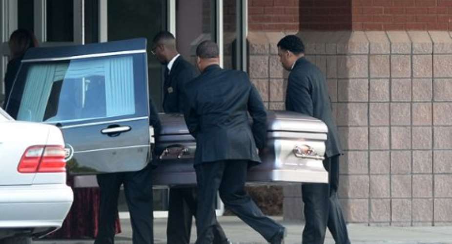 Mourners gather for Bobbi Kristina Brown's funeral