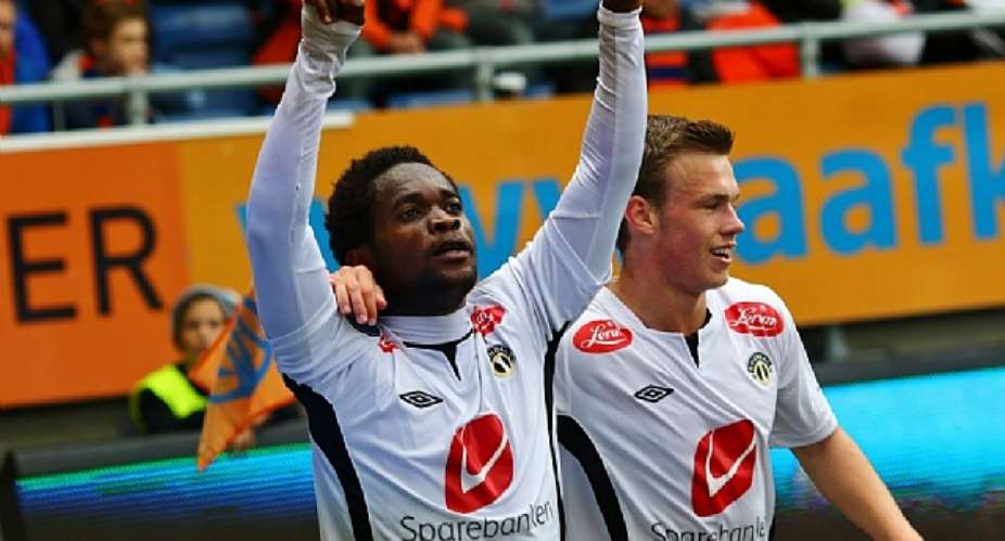 Mahatma Otoo: Ghana attacker nets consolation goal for struggling Sogndal in Norway