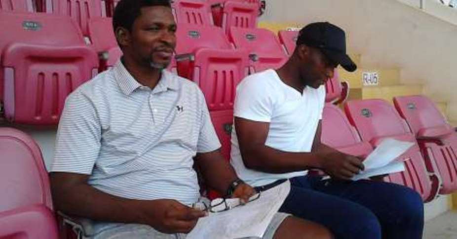 First Trust G6 Tournament: Maxwell Konadu monitors local players at Essipong Sports Stadium