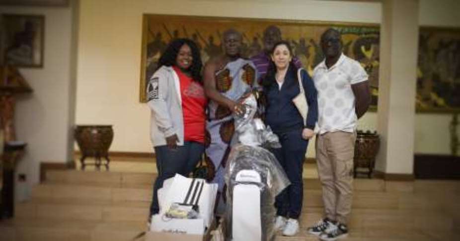 Adidas: Asantehene acknowledged for his contribution to Ghana golf