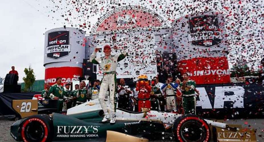 Mike Conway wins race two in Toronto
