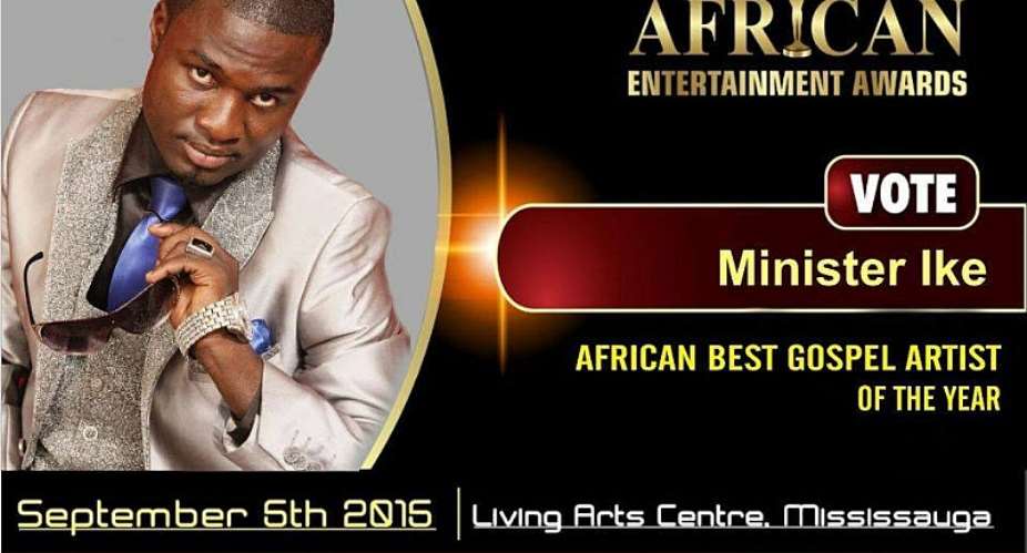 Minister Ike Grabs African Entertainment Awards 2015 nomination