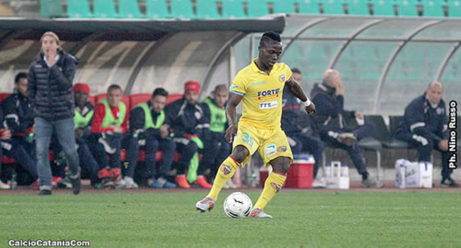 Moses Odjer in action for Catania
