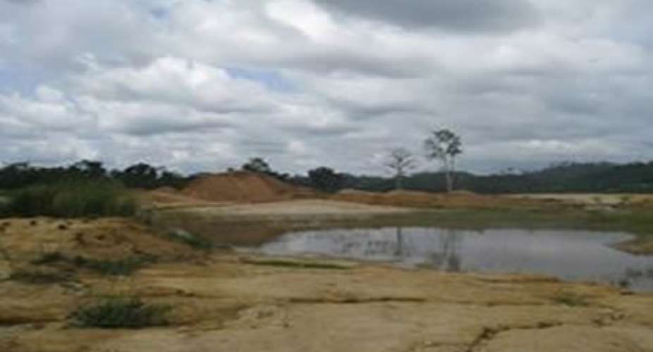Galamsey activities threaten Bui Dam, 5 people arrested