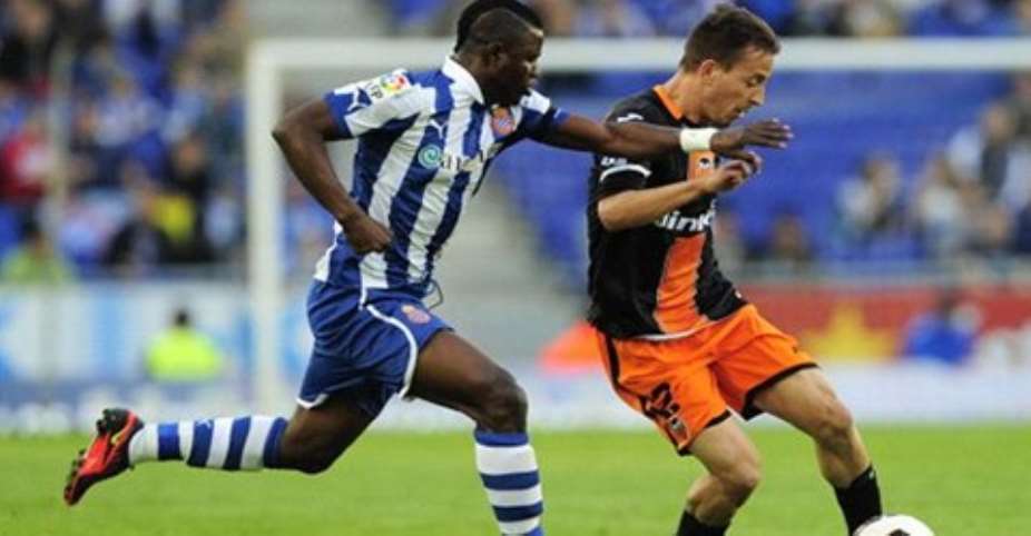Inter officials in Spain to hold talks with Espanyol over Mubarak Wakaso