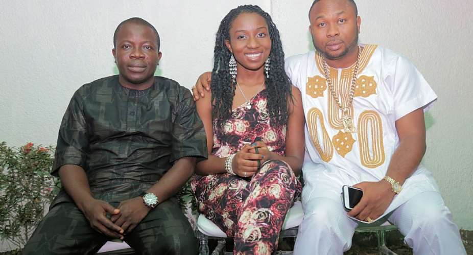 Photos: Olakunle Churchill Surprised By His Family & Friends To A Dinner Party In Accra