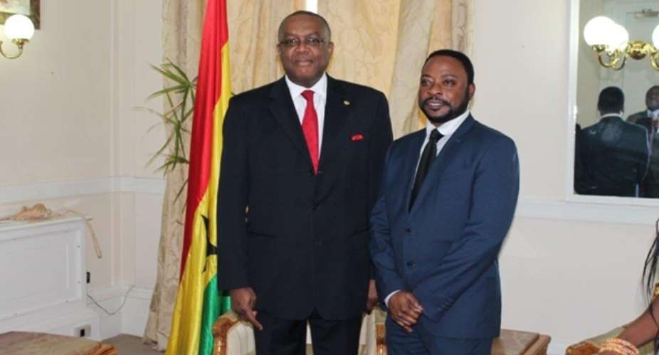 Mr Victor Smith, Ghana High Commissioner UK and Ireland and Mr Douglas Oppong, Founder and Chairman of ActionGhana